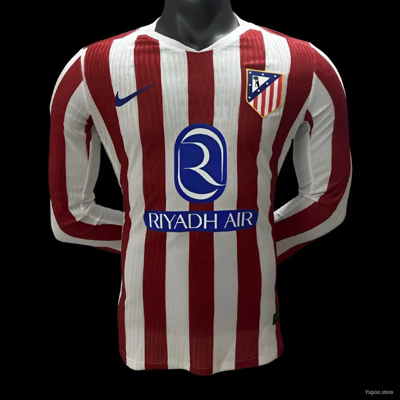Camiseta Atlético Madrid 2025/26 LOCAL MANGA LARGA VERSION JUGADOR